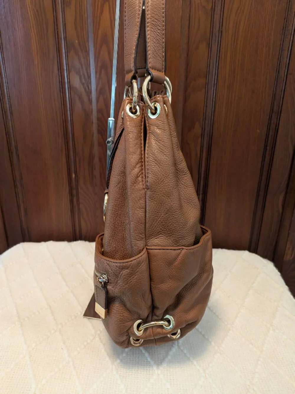 Michael Kors Large Layton Tan Hobo Bag